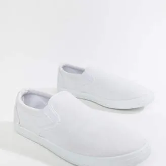 Asos White Slip-On Shoes (Men's Size 9 -- Used But Still In G... photo 3