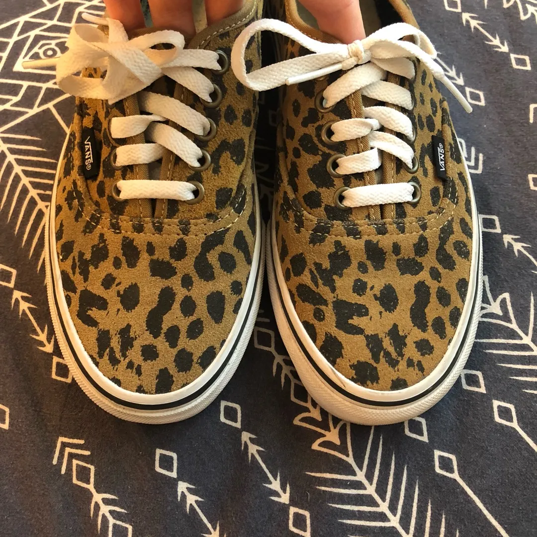 Vans Leopard Print Authentic Shoes photo 1