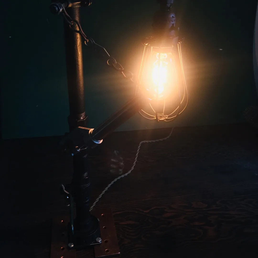 Custom Made Industrial Lamp photo 4