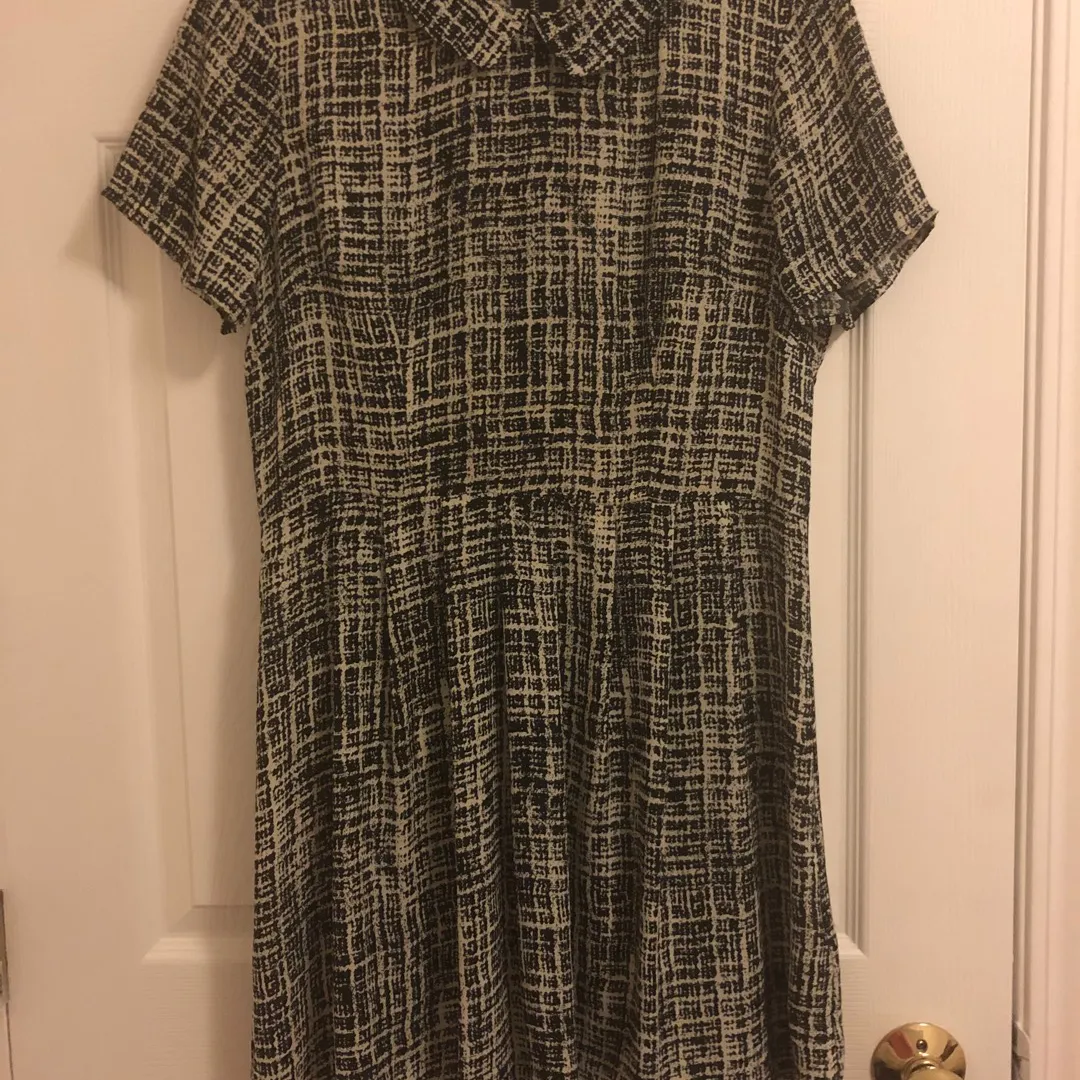 Patterned Collared Dress - F21 photo 1