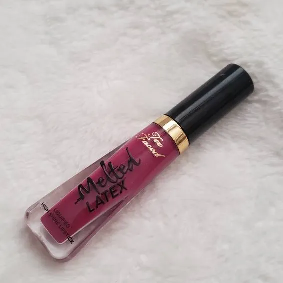 Too Faced Melted Latex High Shine Lipstick In Hot Mess photo 1