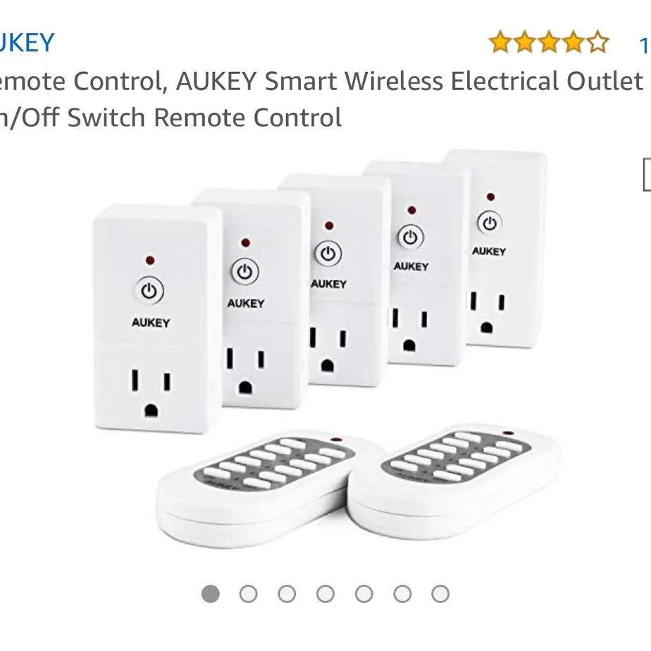 5 remote-controlled outlet switches photo 3