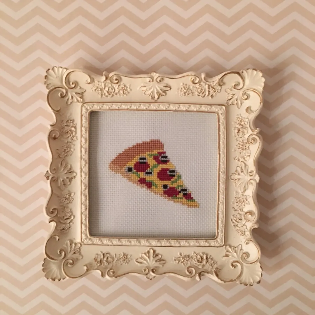 Pizza Cross Stitch photo 1