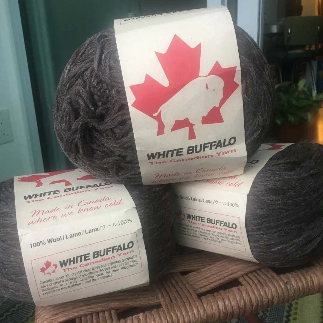 Canadian Wool Yarn - Brown BNIP photo 1