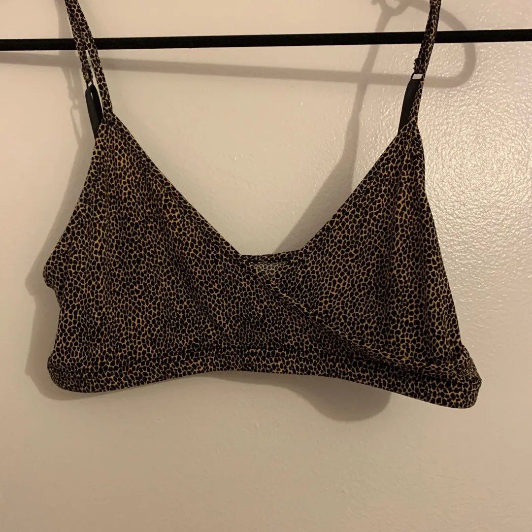 Vintage Made In Canada Leopard BRALETTE photo 1