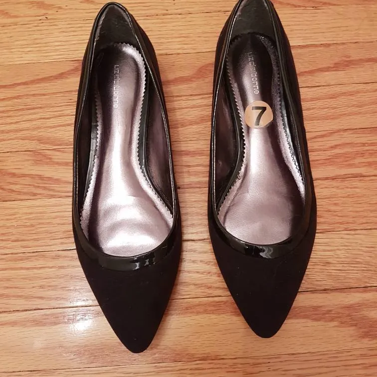Pointed Black Flats photo 1