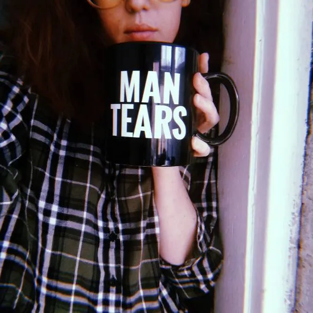 Man Tears Mug photo 1