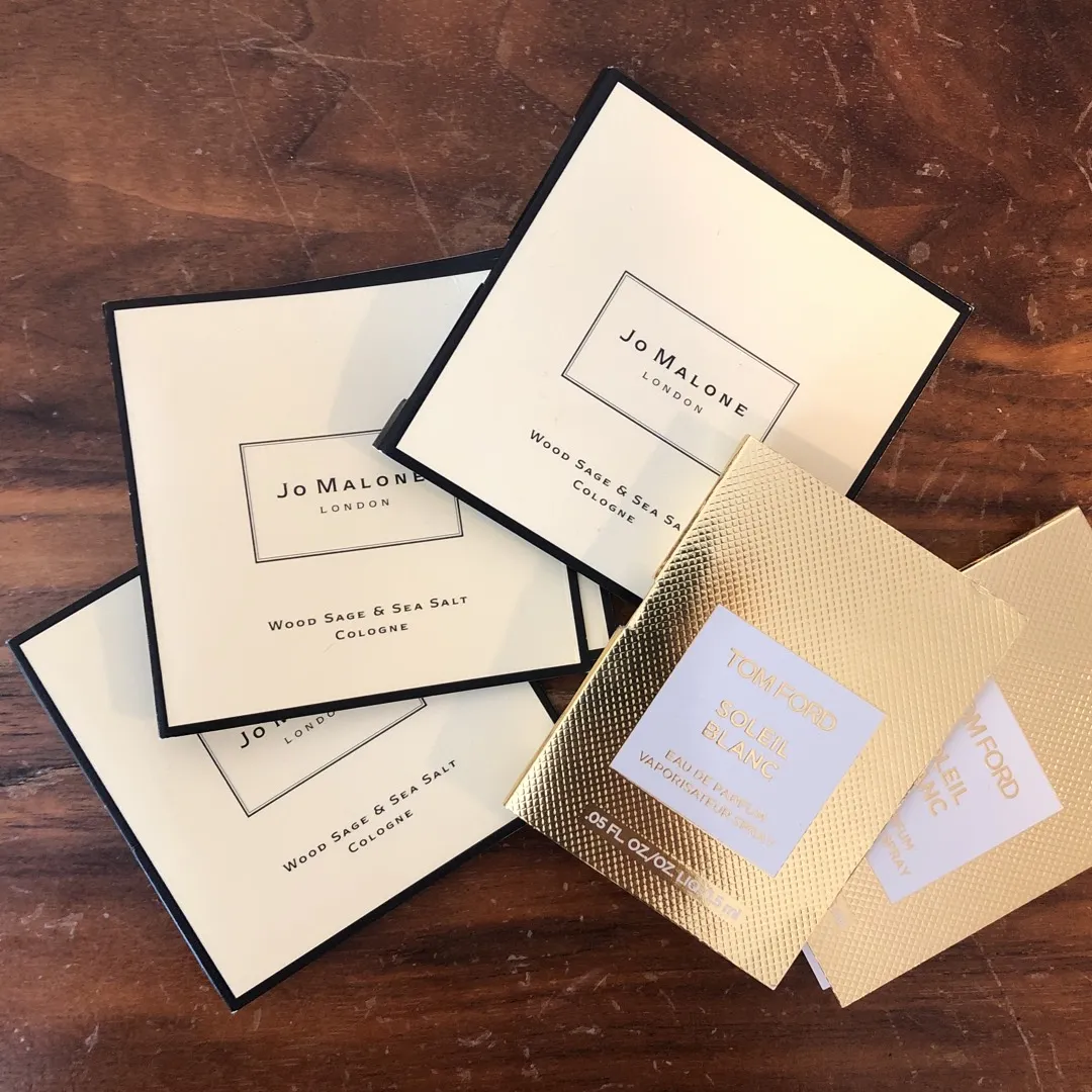 New Jo Malone And Tom Ford Fragrance Samples photo 1