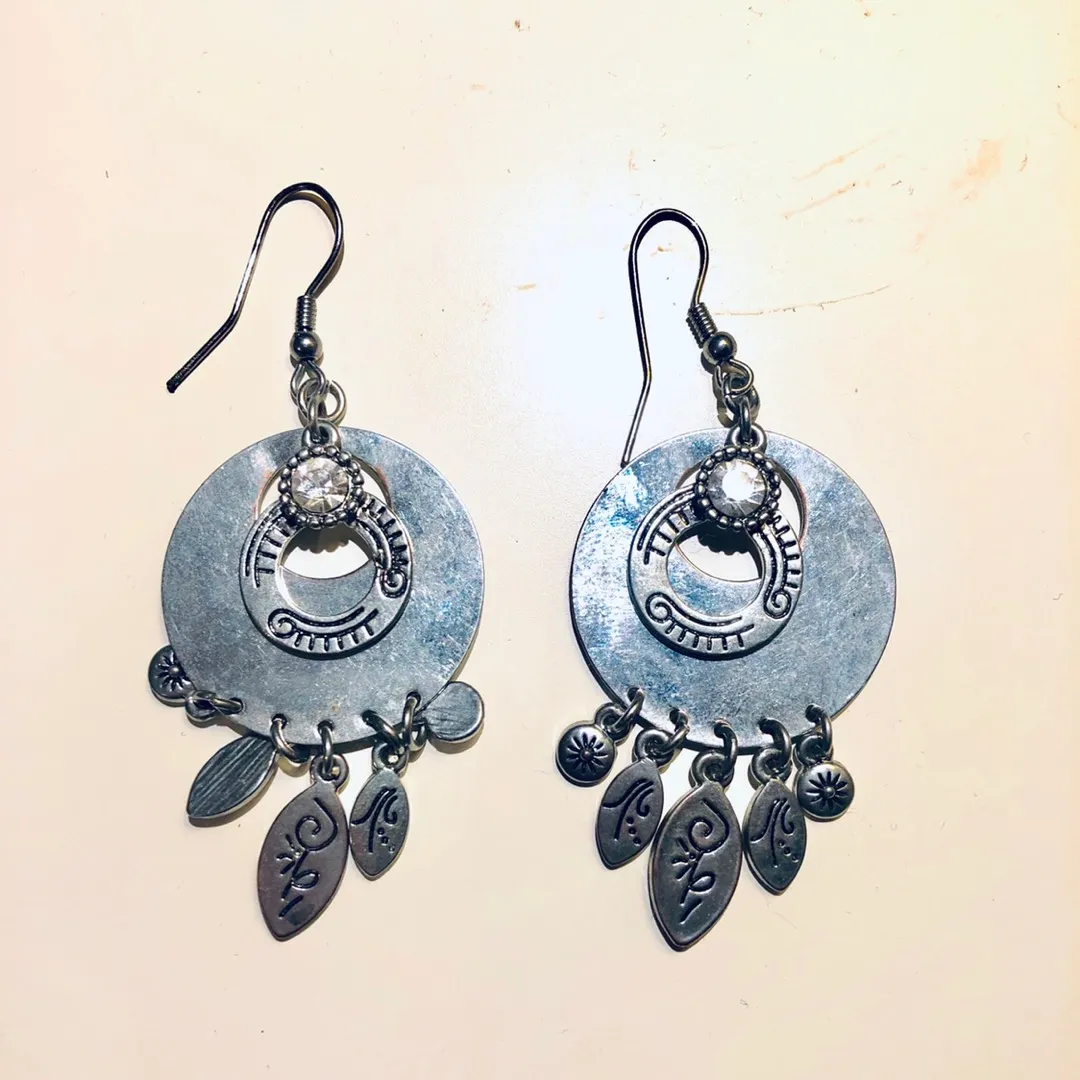 🆓with trade - Bohemian Style Earrings - Used - Romantic - Fr... photo 1