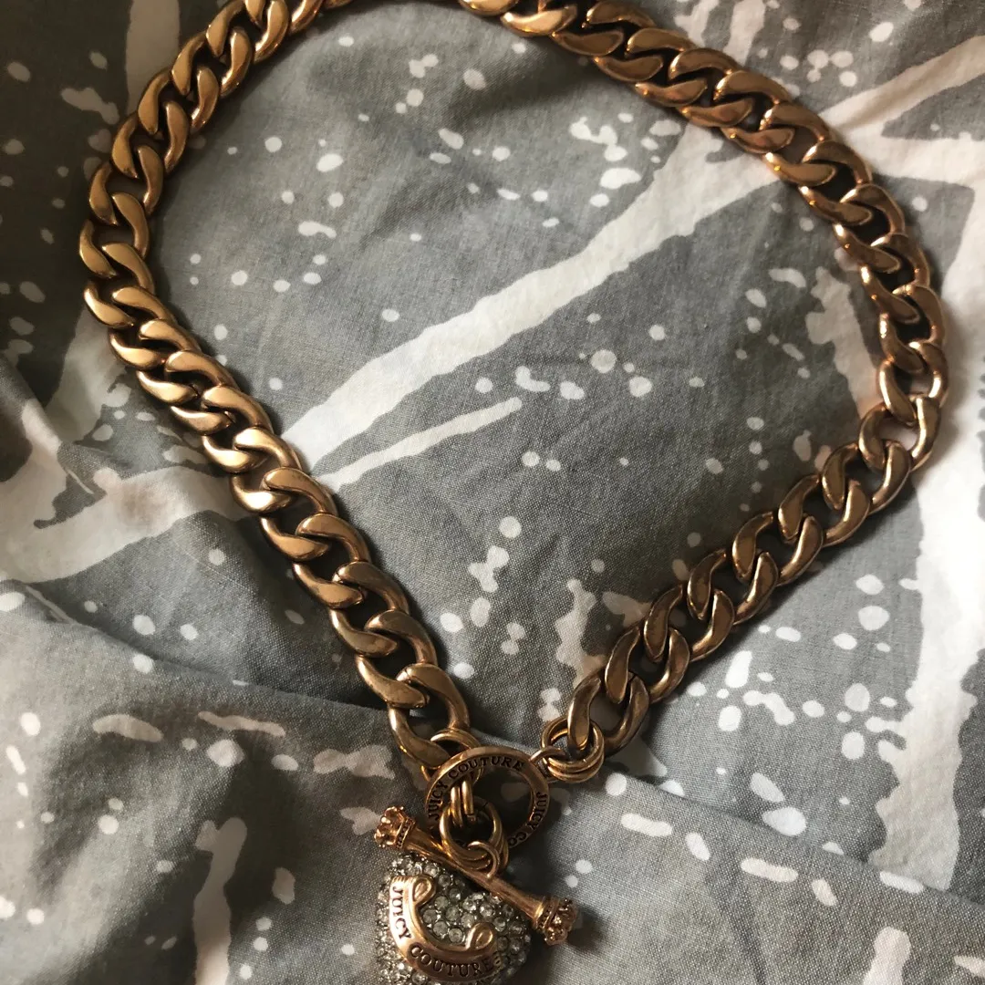 Juicy Couture Rose Gold Chain Necklace photo 1