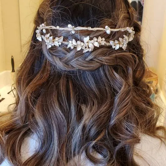 Bridal Headband Hair Accessory Crown Tiara photo 5