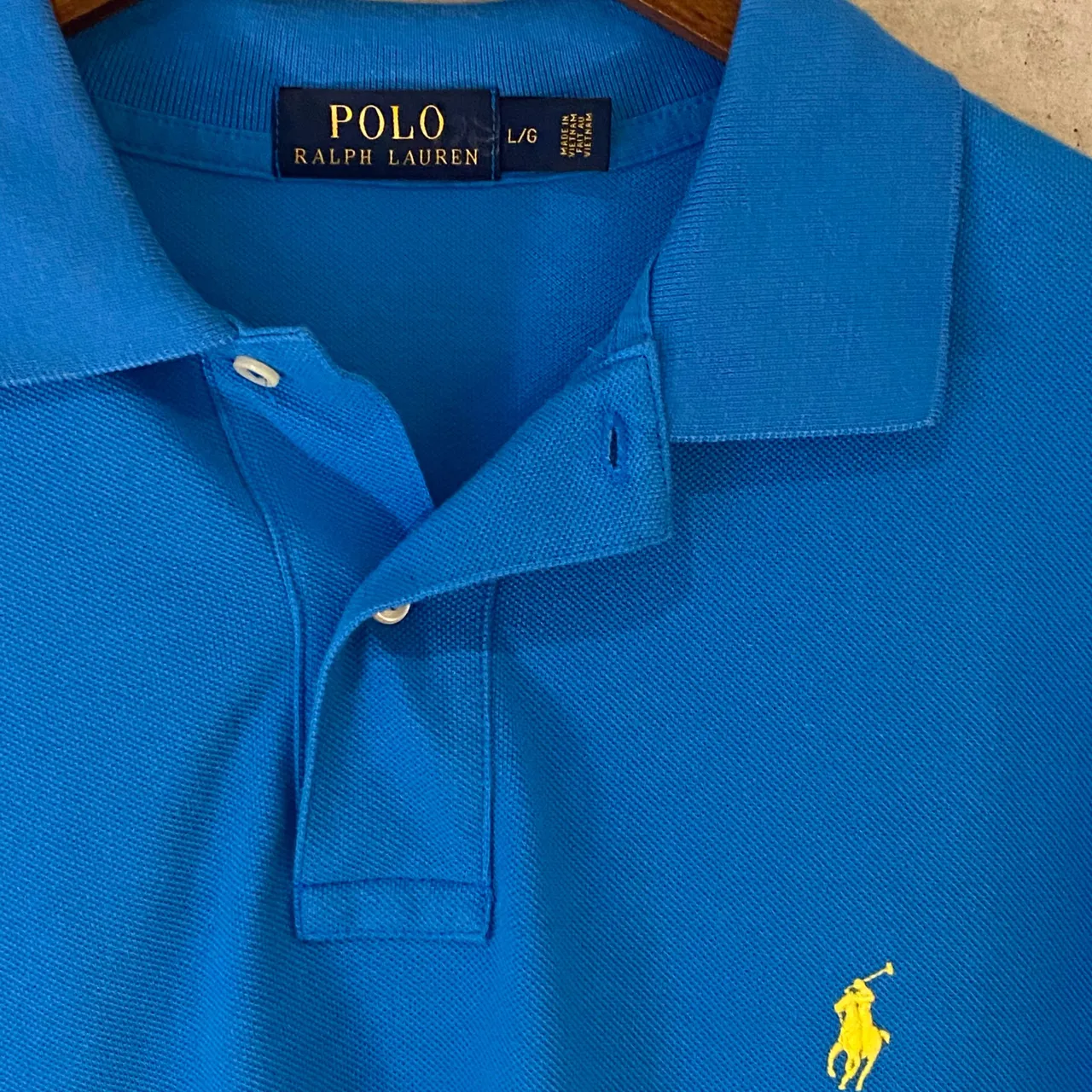 blue Ralph Lauren polo shirt photo 3