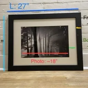 Framed B&W Photo (21x27in) - Home Decor photo 3