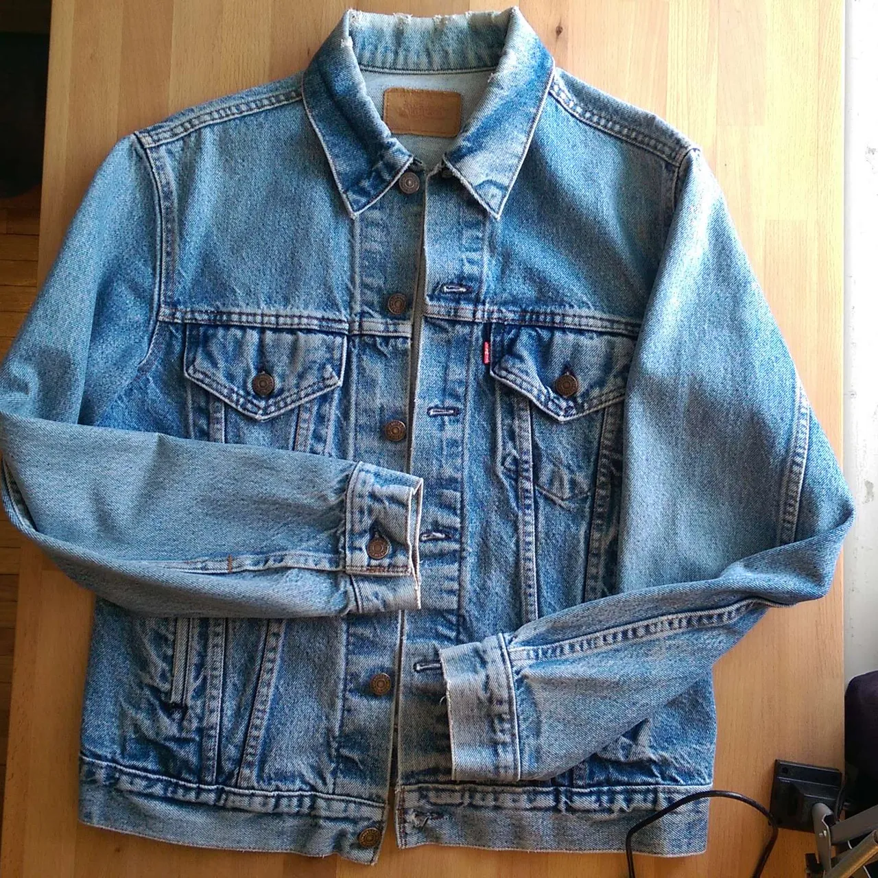 Vintage Levi's Faded Wash Denim Jacket photo 1
