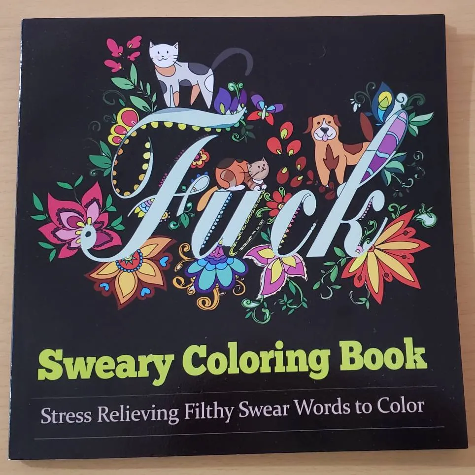 Sweary Coloring Book (UK) photo 1
