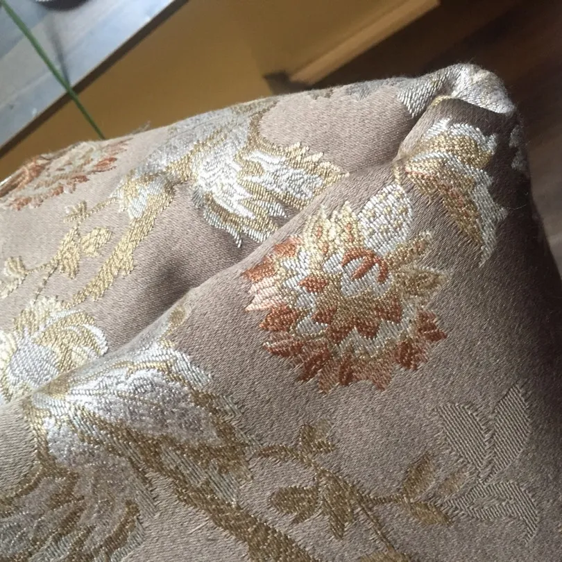 Ulphostery Fabric - Gold Floral photo 1