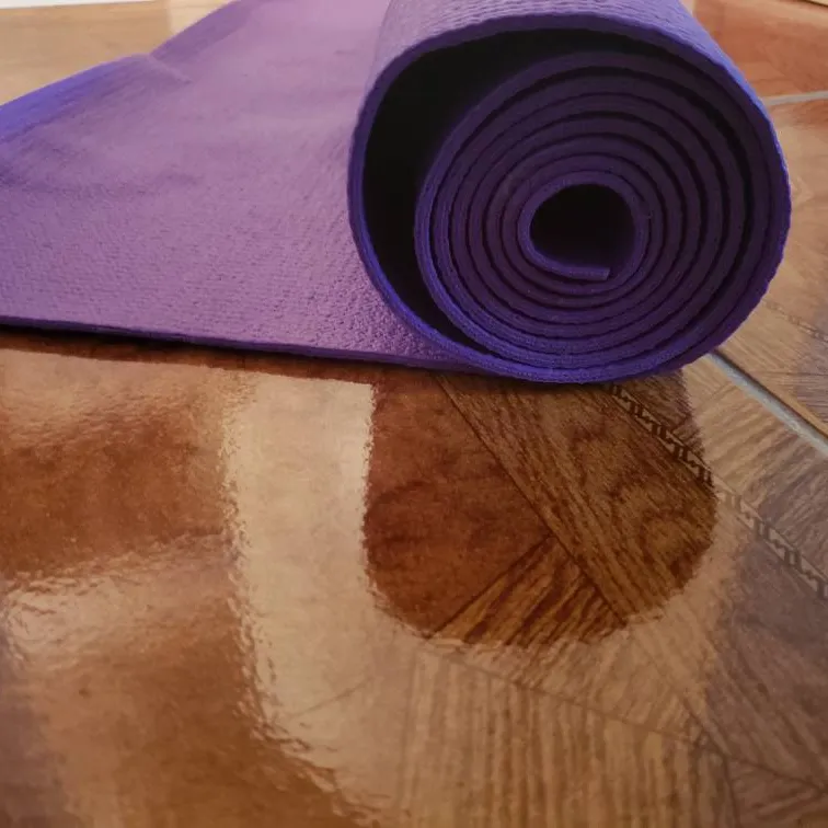 Purple Color Yoga Mat photo 1