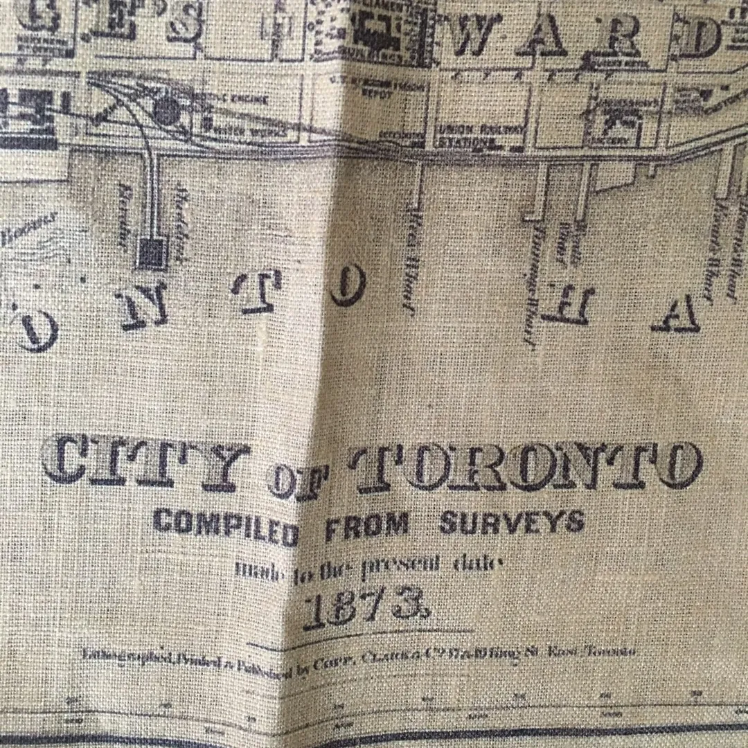 Toronto Map Cloth photo 3