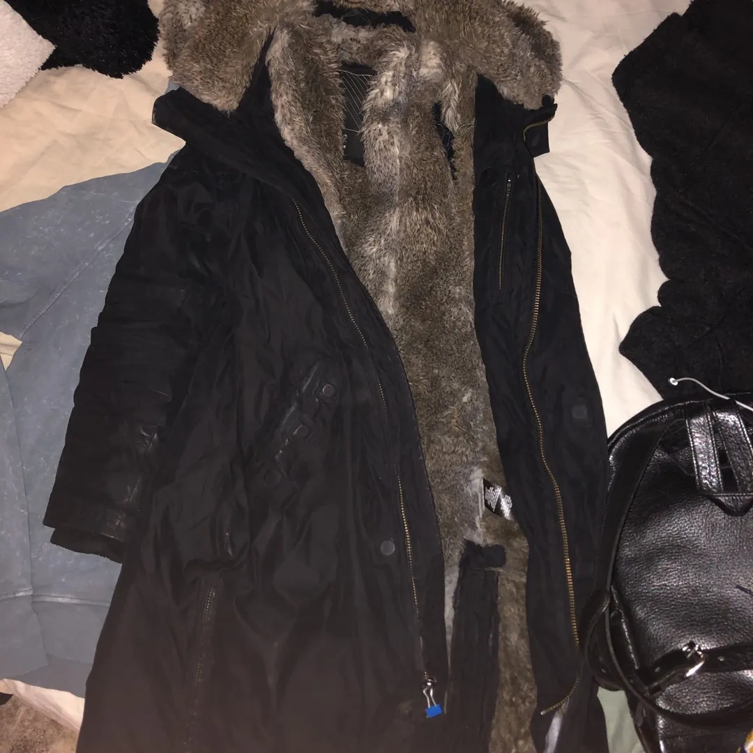 TNA- Faux Fur Winter Jacket (long) photo 1