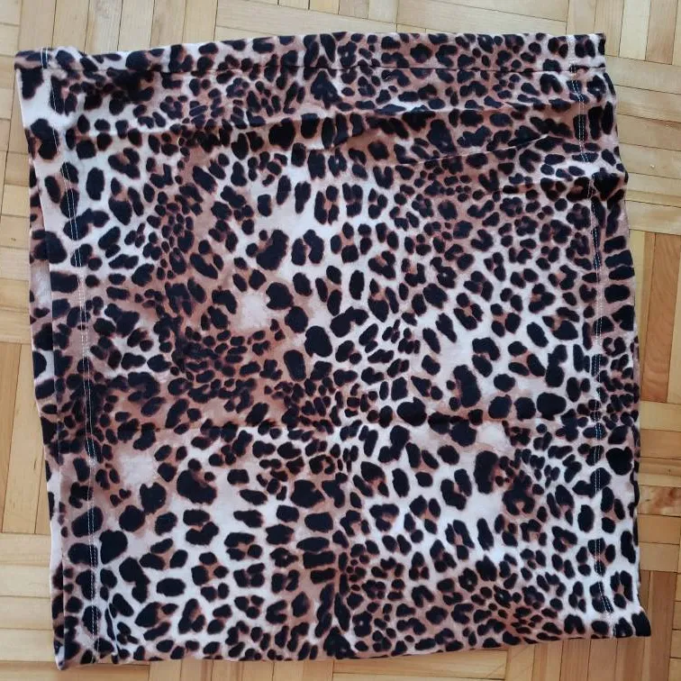 Leopard Print Skirt - M photo 1