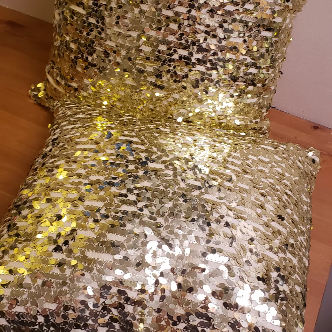 Gold Sequin Pillows photo 1