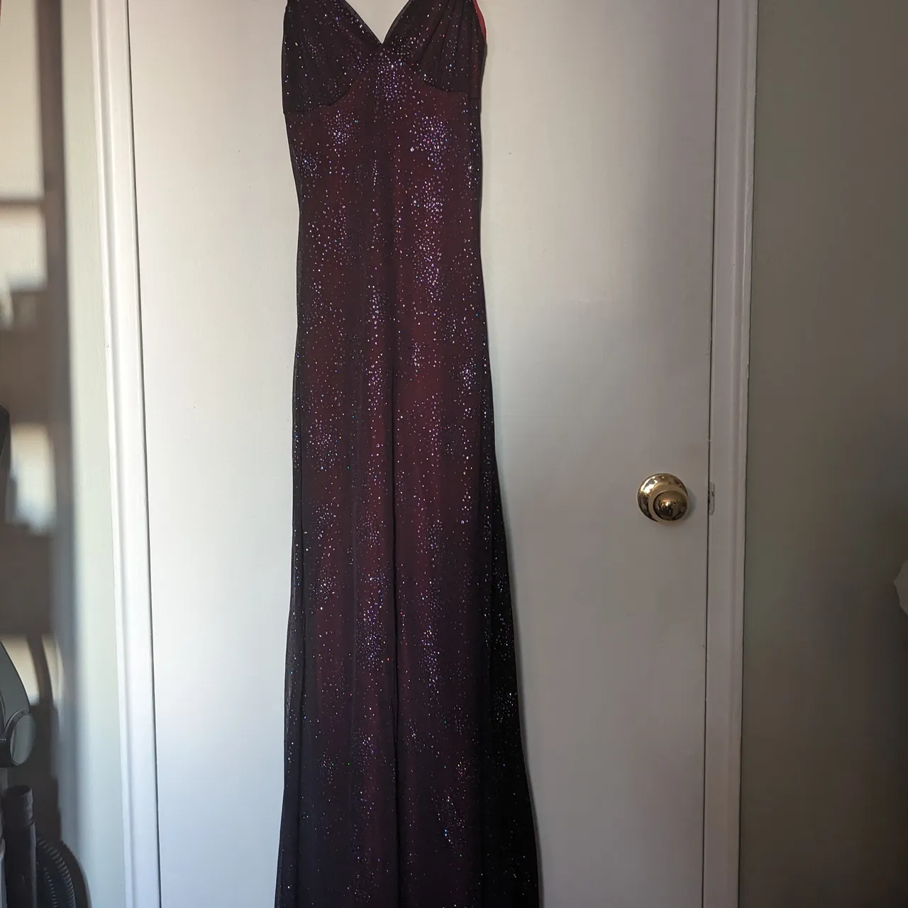 Sparkly full length dress photo 1