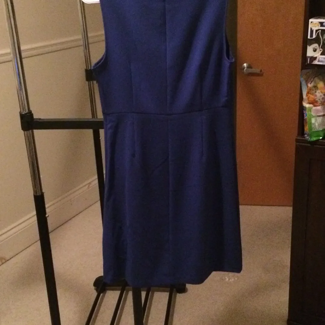 BNWOT Blue Dress - Size 4 (Fits large) (Joe Fresh) photo 3