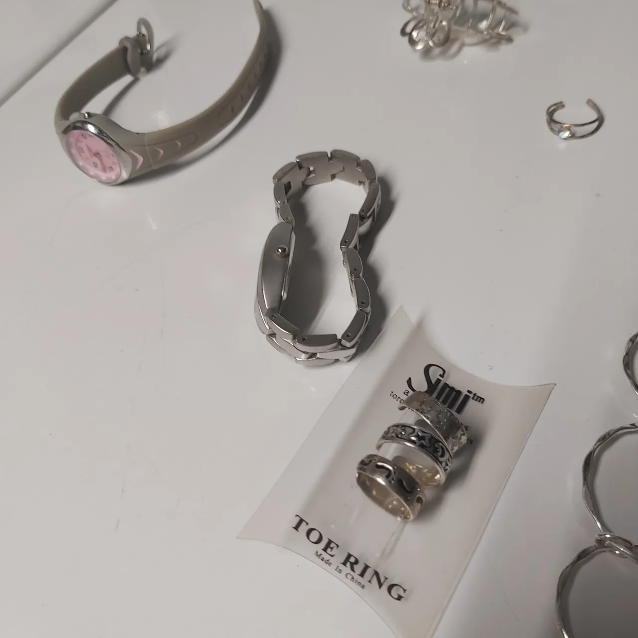 Silver jewelry/watch bundle (8 items) photo 4