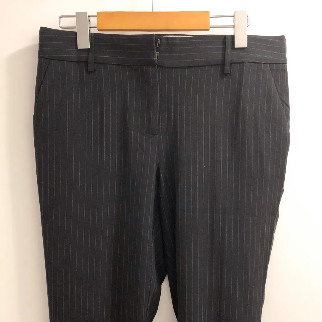 Black And White Striped Pencil/Dress Pants photo 3