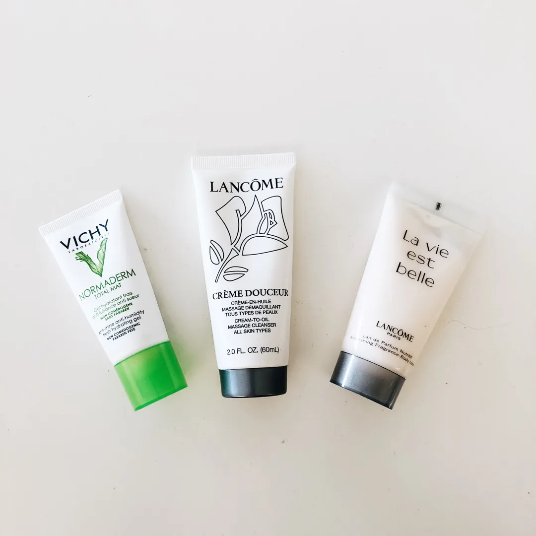 Vichy and Lancôme facial products photo 1