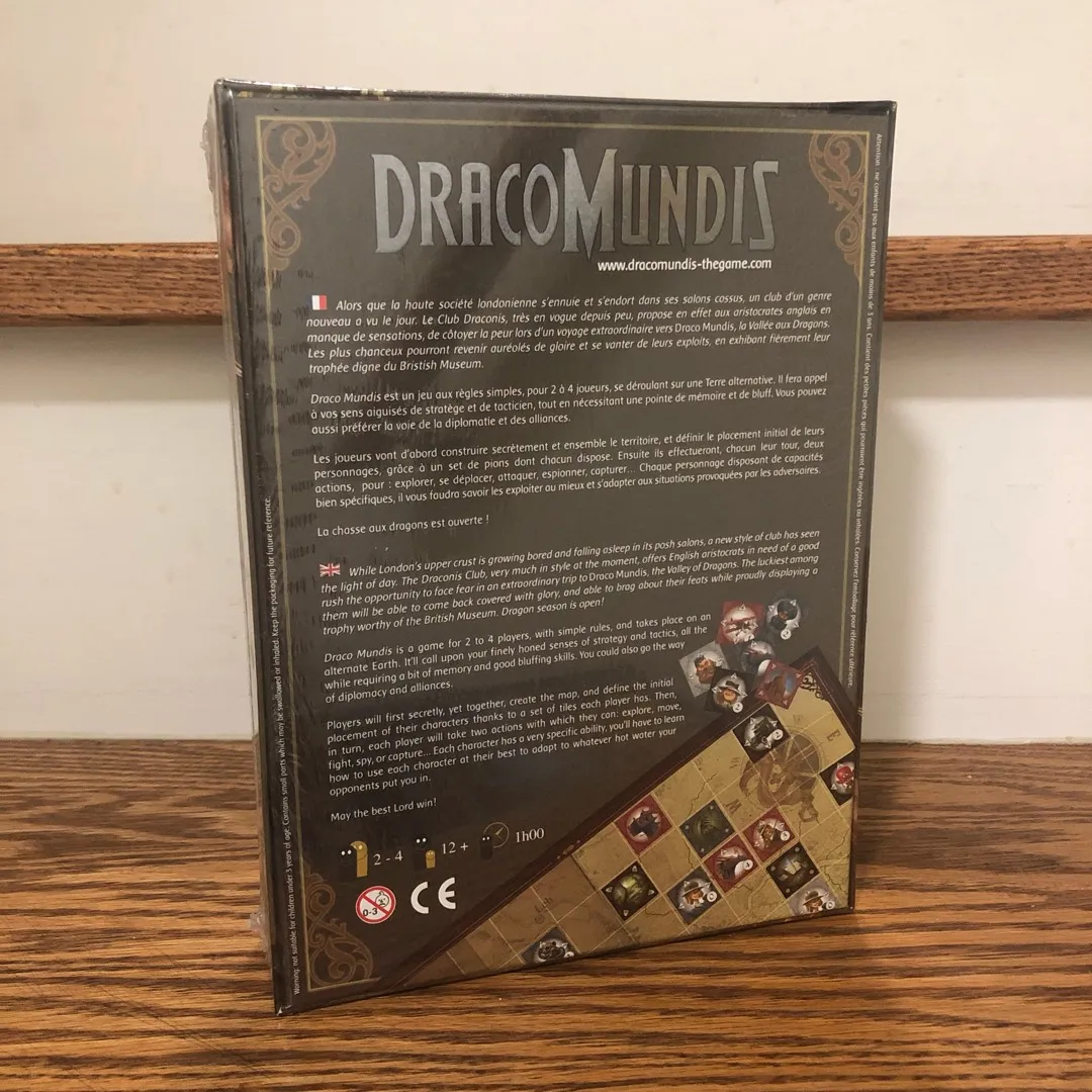 New Unopened DracoMundis Board Game photo 3