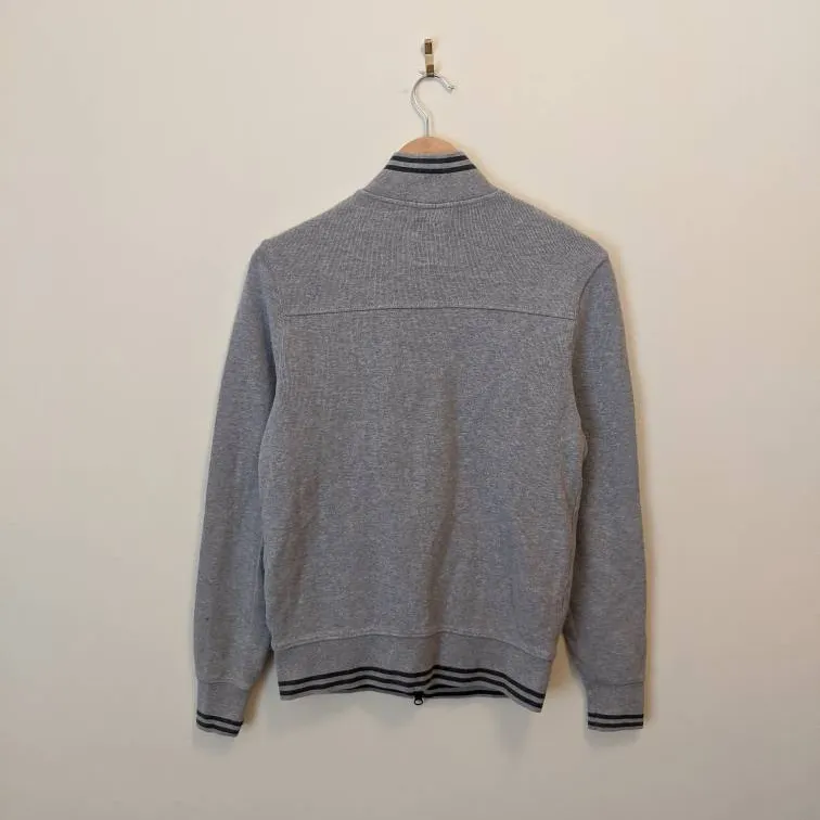 Levi's Grey Zip-Up Sweater photo 3