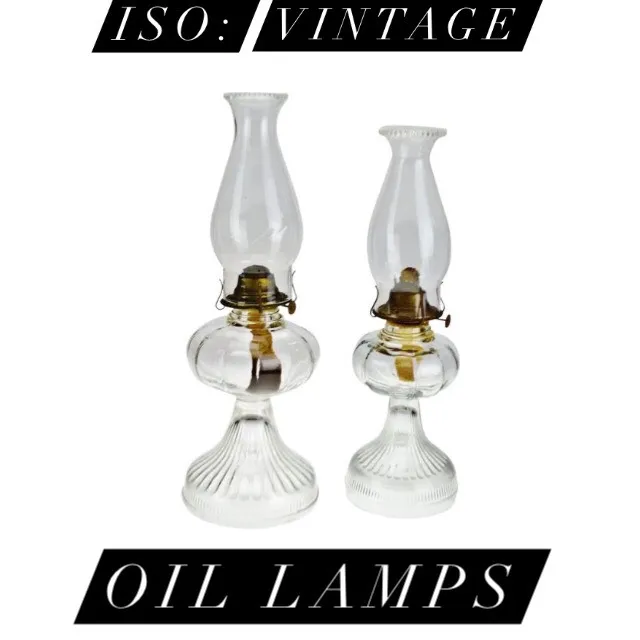 ISO // Vintage Oil Lamps photo 1