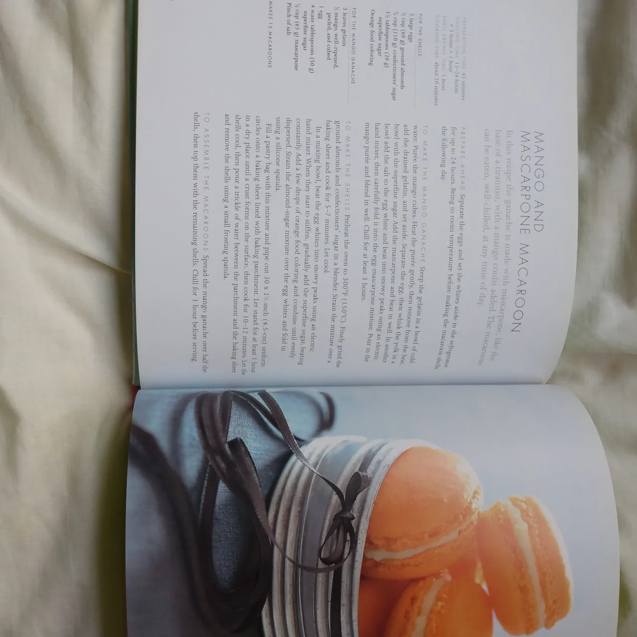 Hardcover macaron baking cook book photo 4