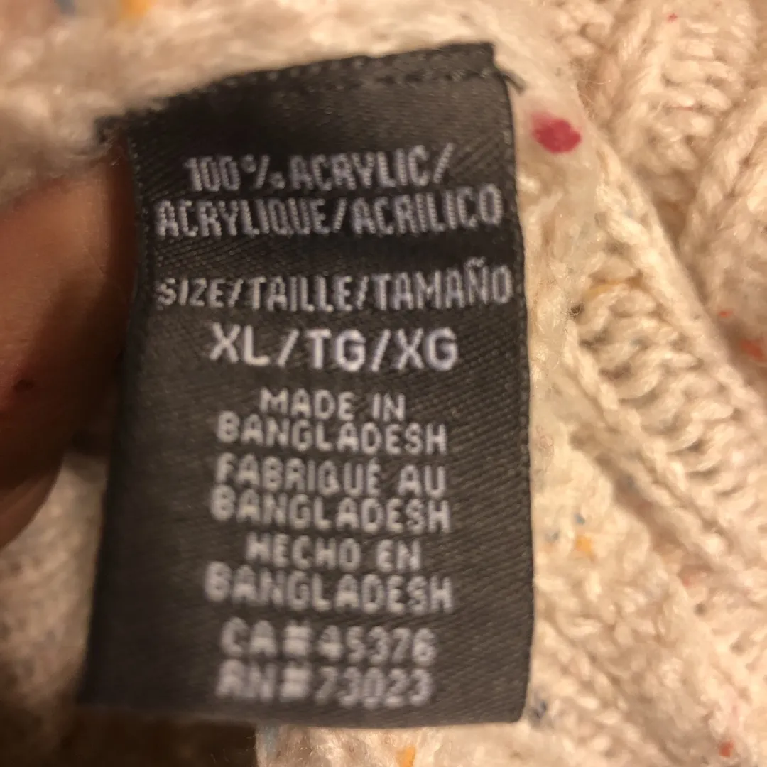 XL Oversized Rainbow 🌈 Bit Knit Sweater photo 7