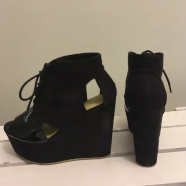 Black h+m Shoes Size 37 photo 4