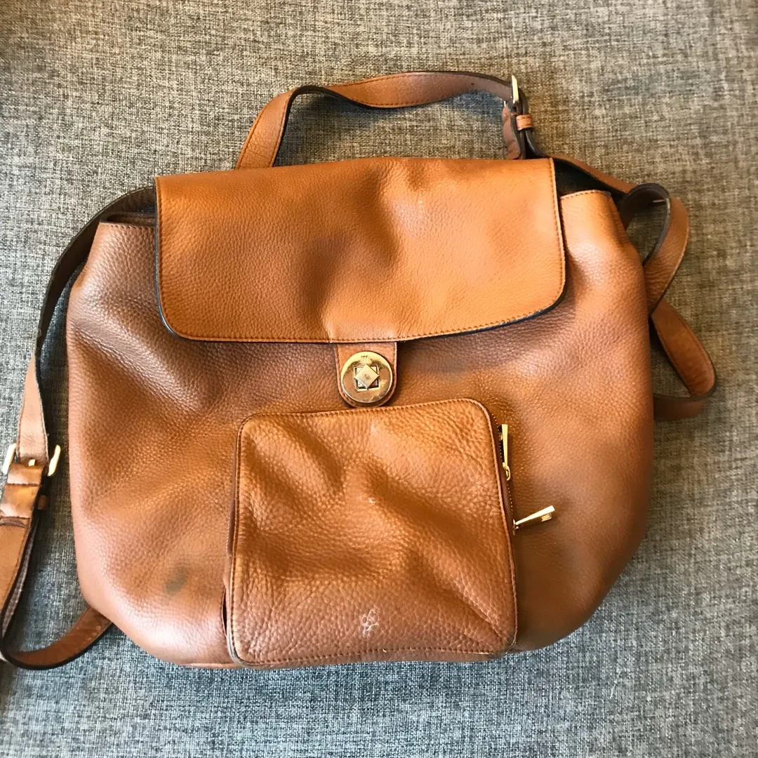 Whistles Real Leather Satchel Backpack photo 1
