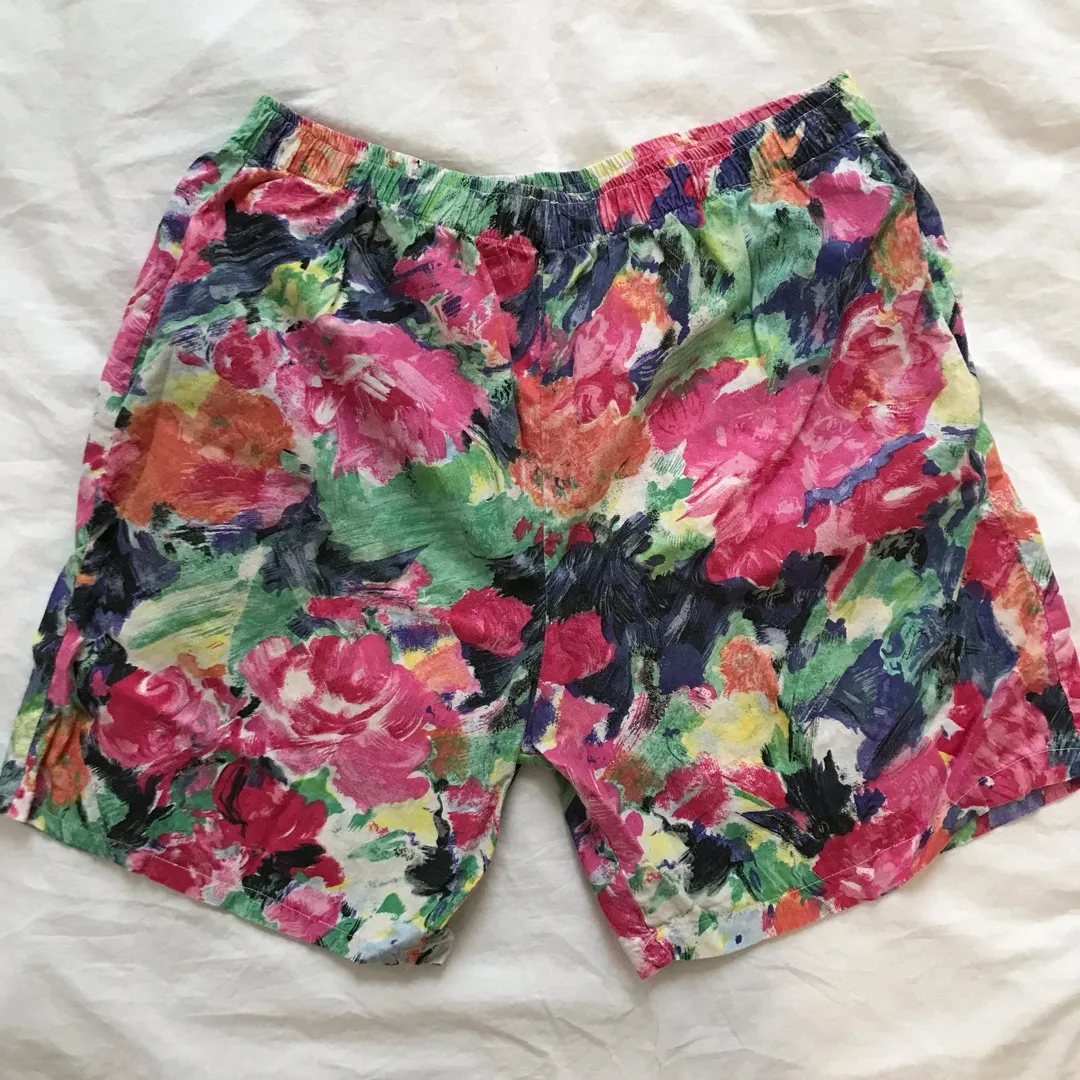 Floral Baggy Shorts photo 1