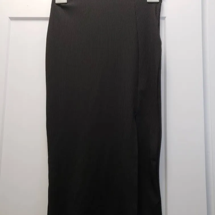 H&M Black Skirt w/ Slit photo 1