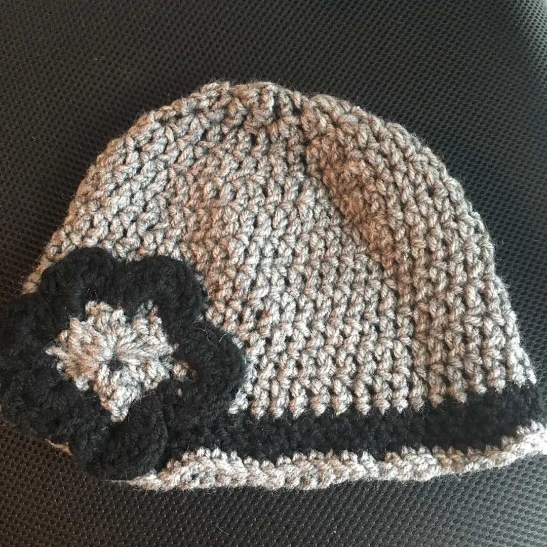 Grey Crochet Hat photo 1