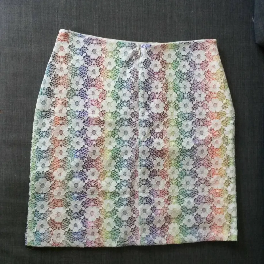Rainbow Lace Mini Skirt photo 4
