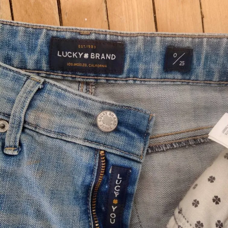 Lucky Brand Patchwork Skinny Jeans photo 5