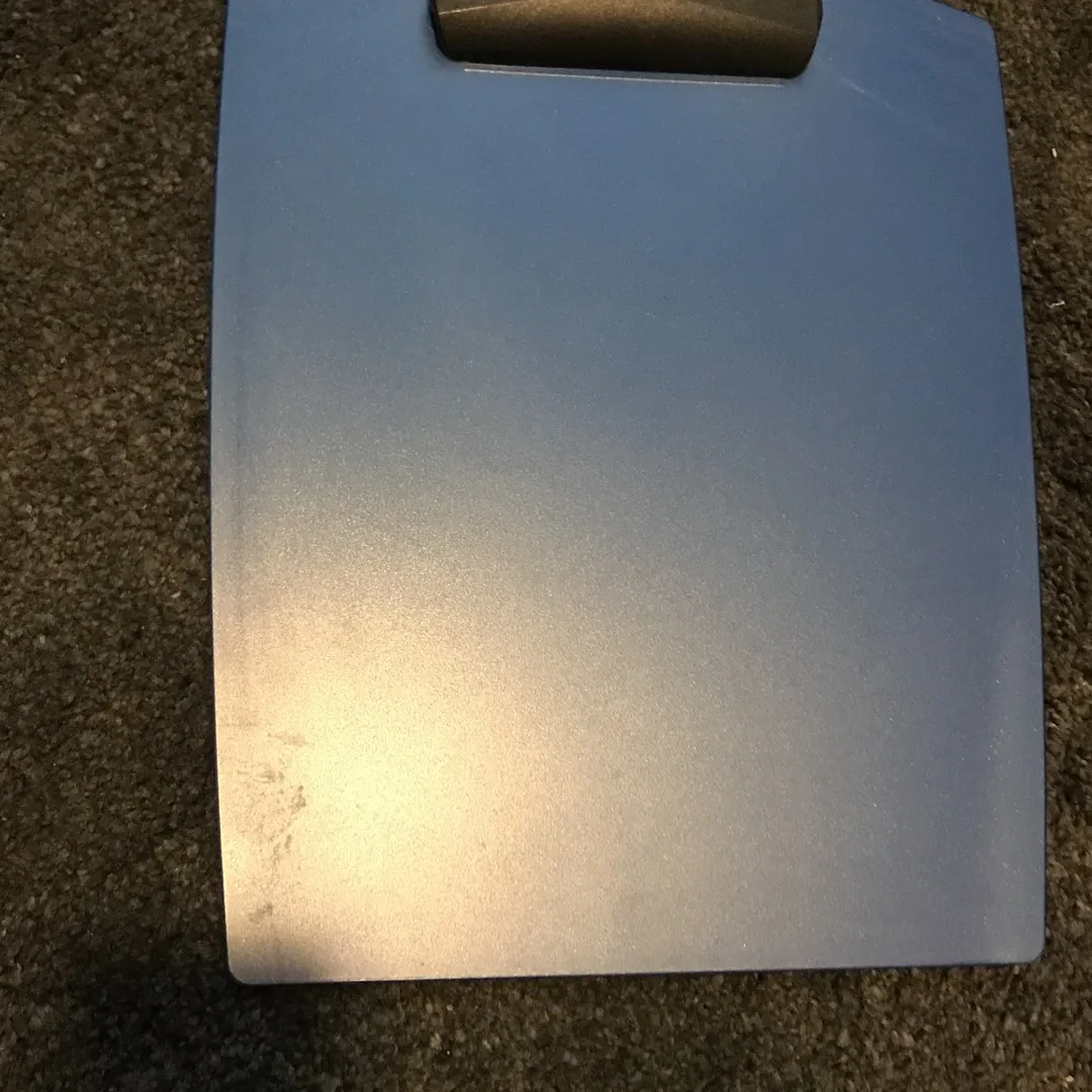 Blue plastic Clip Board photo 1