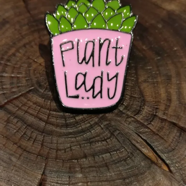 Plant Lady Enamel Pin photo 1