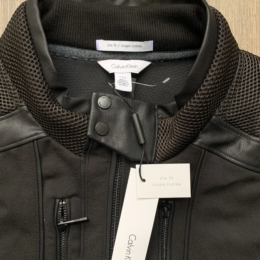 Calvin Klein Black Slim Fit Jacket size L photo 5