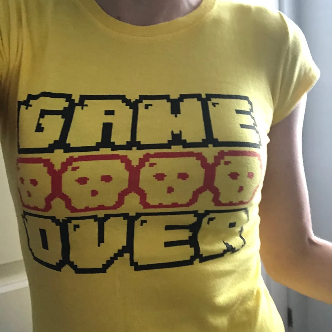 Game Over T-shirt XS Yellow photo 1