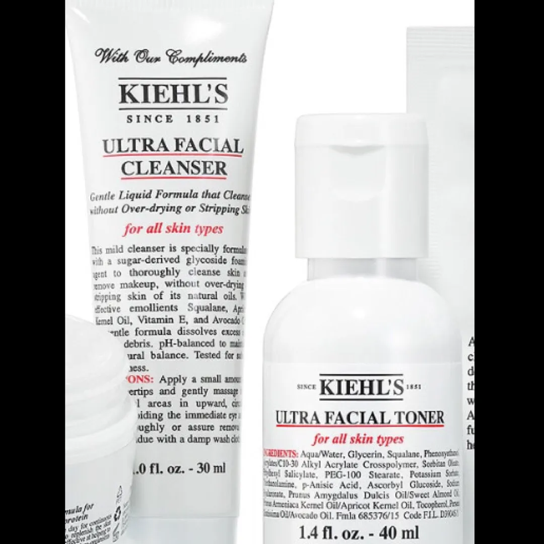 Kiehl’s Ultra Facial Cleanser (30ml) & Toner (40ml) photo 1