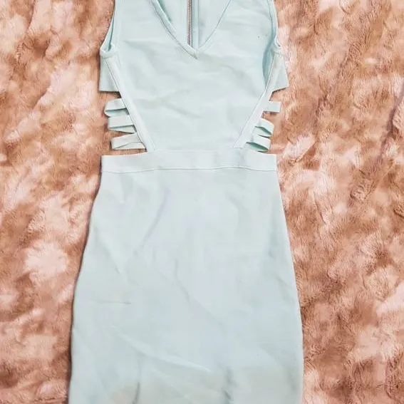 Bebe Bodycon Bandage Mint Dress photo 1