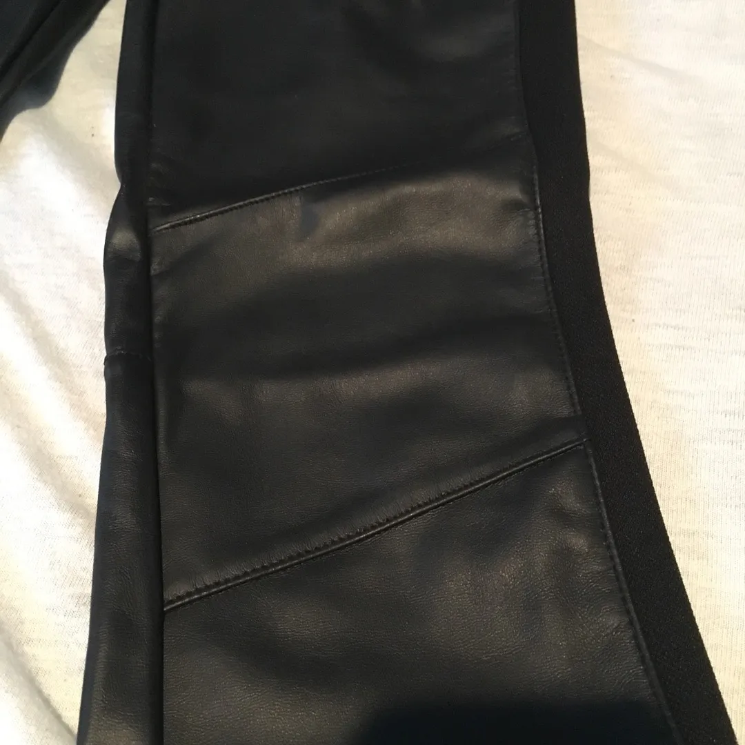 BN Moto Style Vegan Leather Pants photo 5
