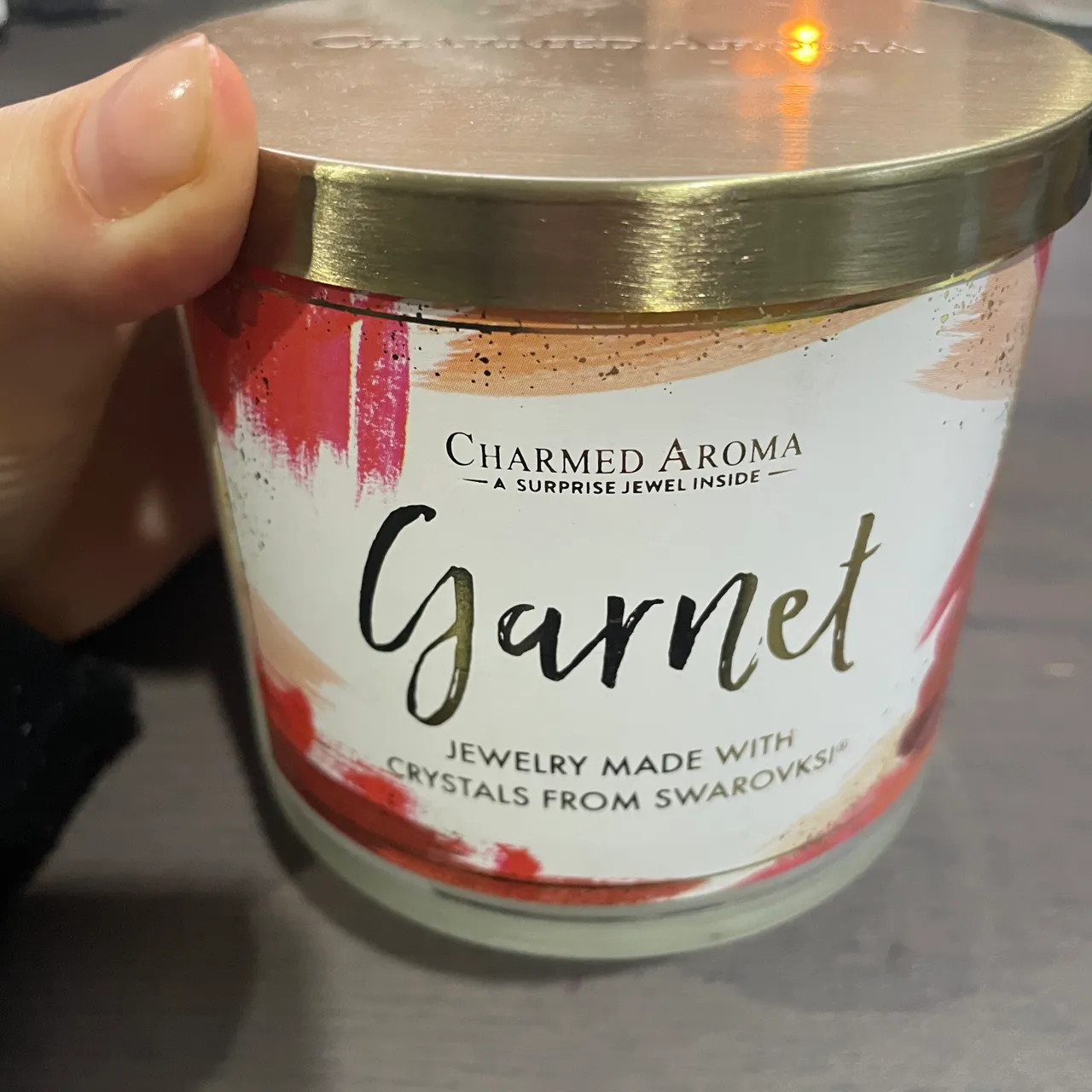 Used Garnet Candle (Gem Inside) photo 3